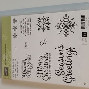 Stampin' Up! Stamp set of 11 in EUC